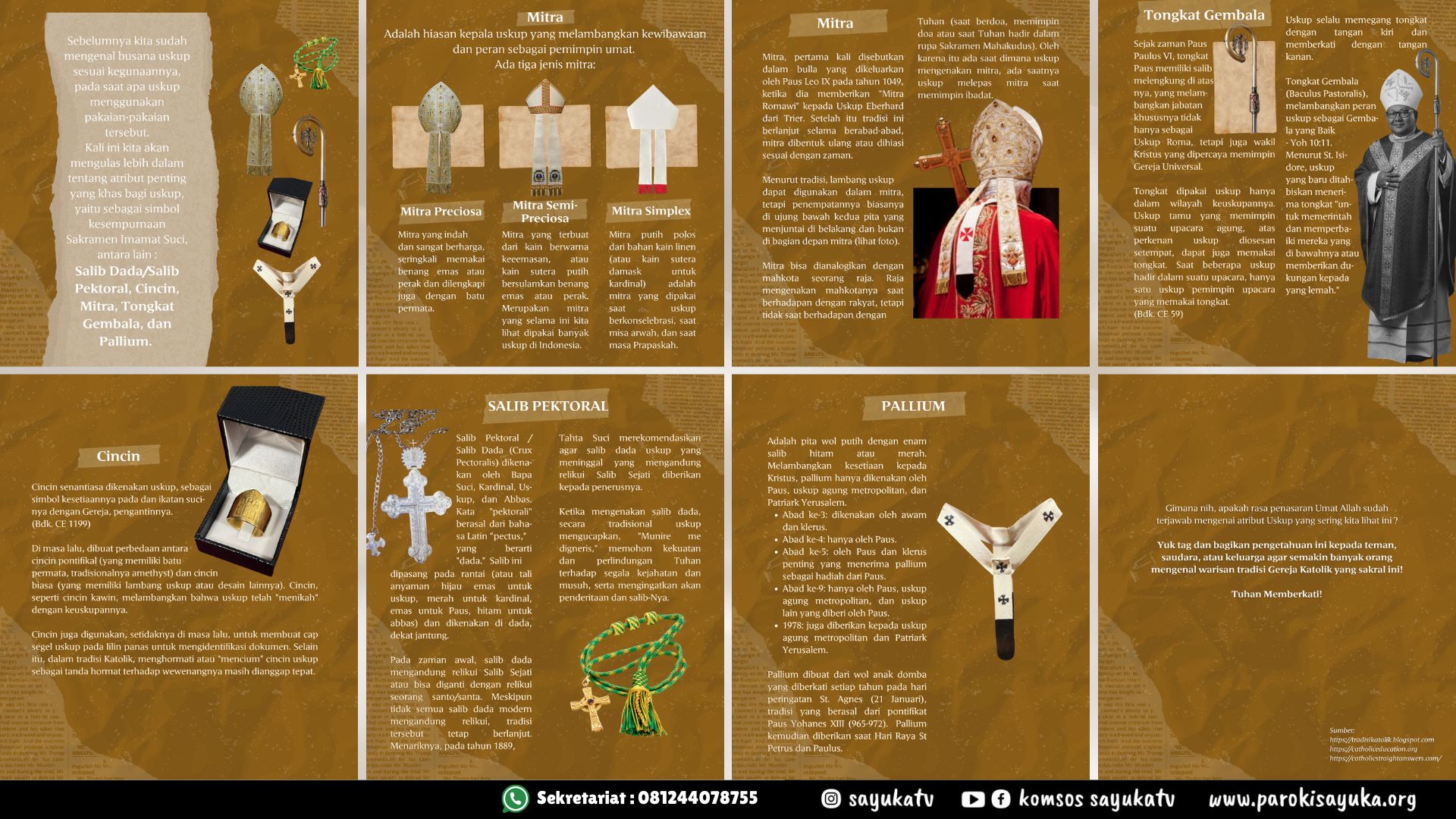 Ketahui Arti dan Makna Atribut Uskup